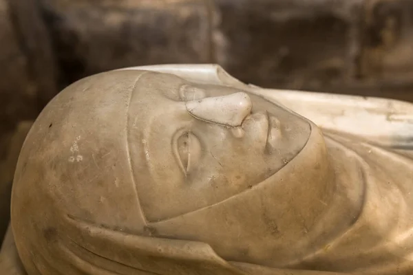 Saint Denis Fevereiro França 2015 Estátua Anne Bretagne Basílica Santa — Fotografia de Stock