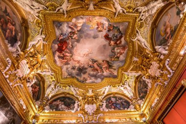 Floransa, İtalya, 28 Ekim 2015: iç mekanlar ve Palazzo Pitti, 28 Ekim 2015 Floransa, İtalya, mimari detaylar