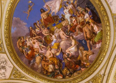 Floransa, İtalya, 28 Ekim 2015: iç mekanlar ve Palazzo Pitti, 28 Ekim 2015 Floransa, İtalya, mimari detaylar