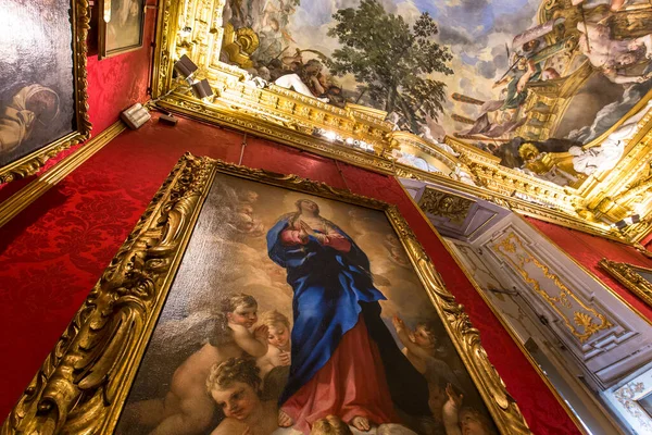 Florença Itália Outubro 2015 Interiores Detalhes Arquitetônicos Palazzo Pitti Outubro — Fotografia de Stock