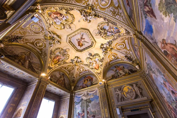 Florencia Italia Octubre 2015 Interiores Detalles Arquitectónicos Del Palazzo Pitti — Foto de Stock