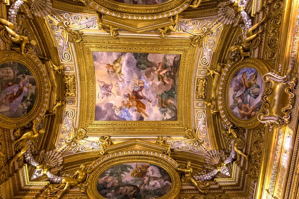 Флоренція Італія Жовтня 2015 Інтер Єри Архітектурні Деталі Палаццо Пітті — стокове фото
