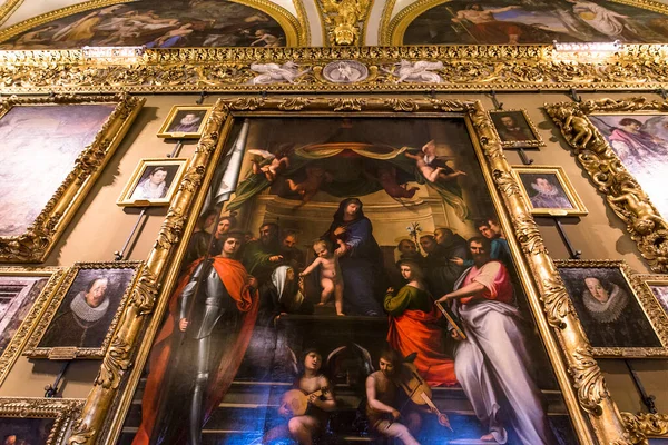 Firenze Italia Ottobre 2015 Interni Dettagli Architettonici Palazzo Pitti Ottobre — Foto Stock