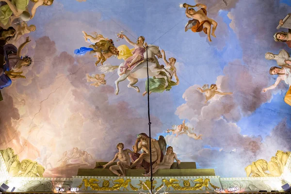 Firenze Olaszország Október 2015 Belső Terekkel Építészeti Részleteket Palazzo Pitti — Stock Fotó