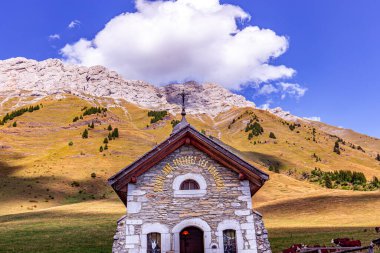 Col des Aravis geçidinde, La Cluzaz yakınlarında, Haute-savoie, Fransa