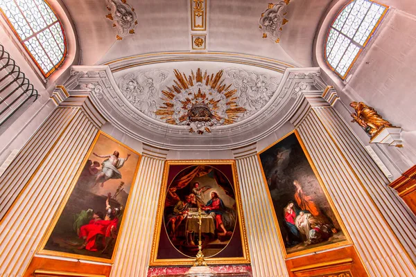 Paris Frankreich Juli 2022 Innenarchitektur Der Kirche Saint Louis Ile — Stockfoto