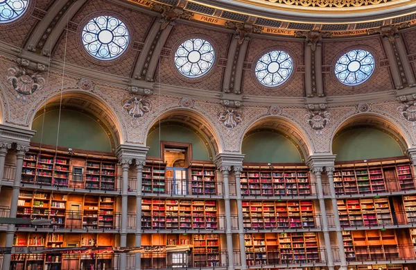 París Francia Octubre 2022 Sala Lectura Ovalada Biblioteca Nacional Sitio — Foto de Stock