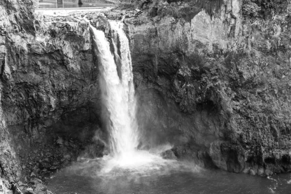 Вид Водоспад Сноквалмі Влітку — стокове фото