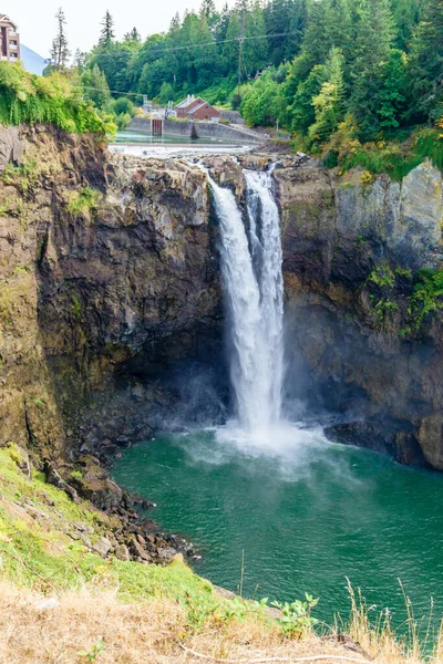 View Snoqualmie Falls Summer — Stock Photo, Image