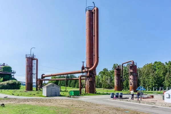 Buitenstructuren Gasworks Park Seattle Washington — Stockfoto