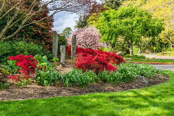 Сад Біля Входу Парк Сьюард Штат Вашингтон — стокове фото
