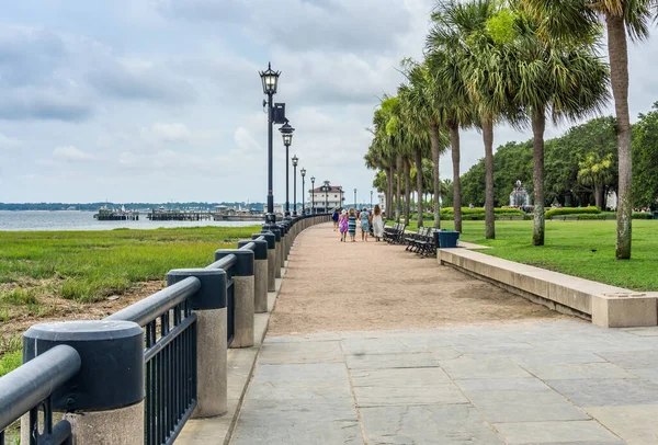 Güney Carolina, Charleston 'da bir rıhtım sahnesi.