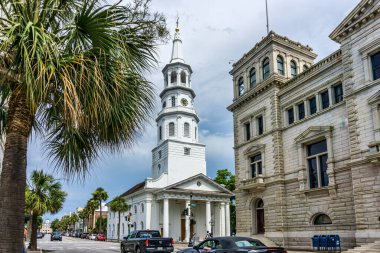 Güney Carolina, Charleston 'da manzaralı bir cadde.