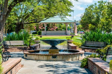 Güney Carolina, Summerville 'de bir şehir parkı..