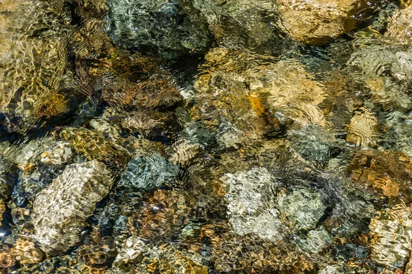 Background Photo Clear Water Rocks Denny Creek Washington State — 图库照片