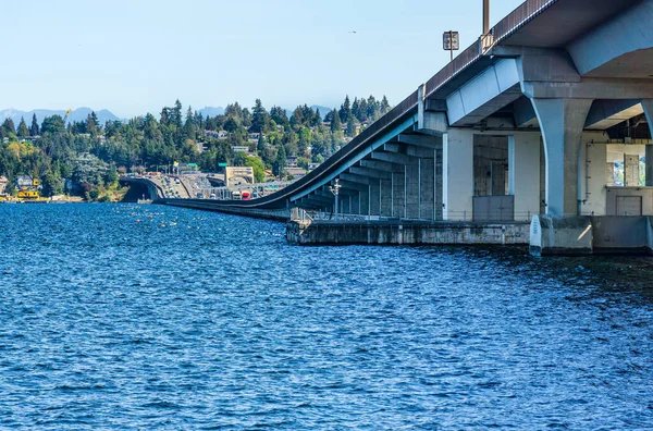 Seattle Washington Daki Eyaletler Arası Köprünün Altında — Stok fotoğraf