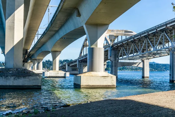 Államközi Híd Alatt Seattle Ben Washingtonban — Stock Fotó