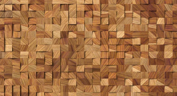 木製の壁パネルの3Dイラスト アブストラクトパネルパターン ストック写真