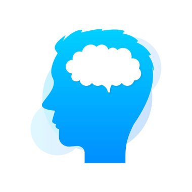 Konsept tasarım için resim. Soyut sanat arka plan vektörü. Fikir ya da beyin konsepti