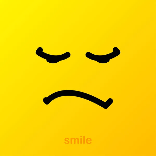 Sorriso amarelo. Ícone de sorriso. Emoticon vetorial definido. Fundo vetorial. Arte engraçada —  Vetores de Stock