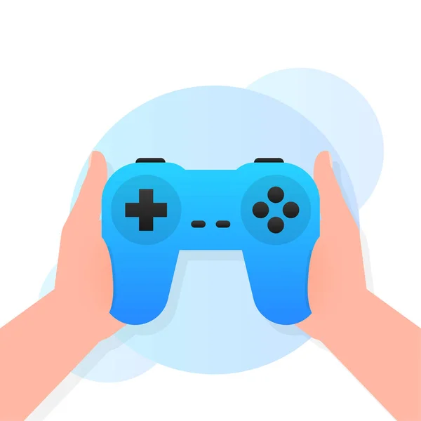 Abstract video game for game design. Vector illustration design.Play online. — Image vectorielle
