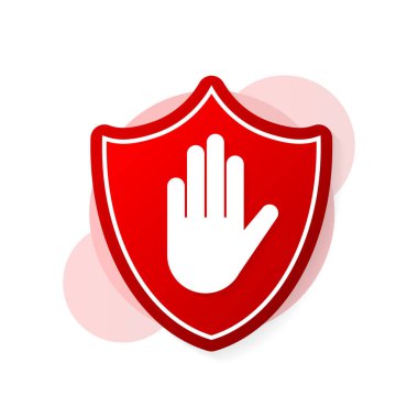 Reklam ve reklam promosyon tasarımı engellendi. Vektör illüstrasyonu