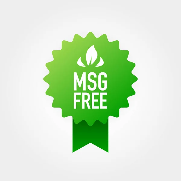 Msg free green icon. Msg free, great design for any purposes. Vector logo — Stok Vektör