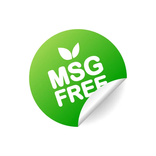 Msg free green icon. Msg free, great design for any purposes. Vector logo — Stok Vektör