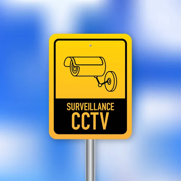 CCTV in operation. Security video, great design for any purposes. Isometric vector illustration. Security protection concept — стоковый вектор