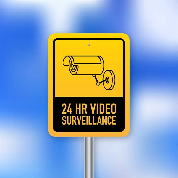 Security video, great design for any purposes. Isometric vector illustration. Security protection concept — Stock vektor