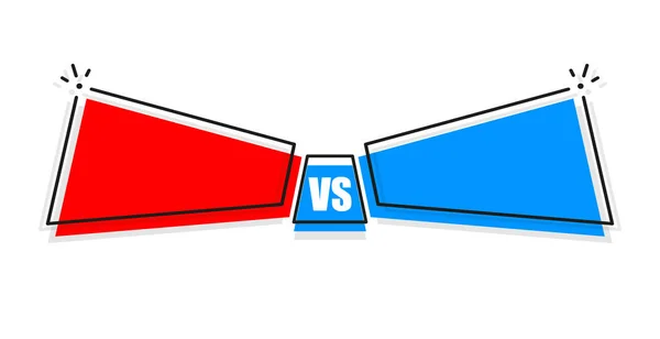 Logó Levelek Sport Harc Verseny Csata Mérkőzés — Stock Vector