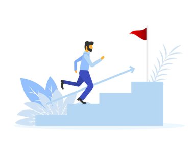 İlerleyin millet. Düz dizayn. İleri giden düz simge millet.