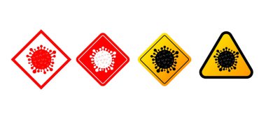 Virüs koruması. Virüs mikropları. Güvenlik kalkanı. Bağışıklık sistemi. Halkın Aşılama Vektörü illüstrasyonu