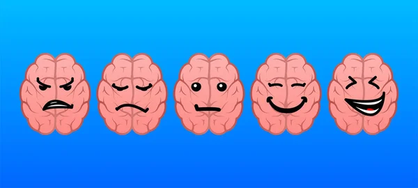 Human Brain Medical Internal Organ Neural Network Brainstorming Idea — ストックベクタ