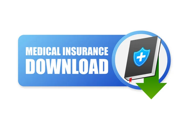 Medical Book Icon Health Care Pharmacy Medicine Vector Illustration — Vettoriale Stock