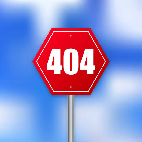 Página Com Erro 404 Estilo Linear Popular Modelo Relata Que —  Vetores de Stock