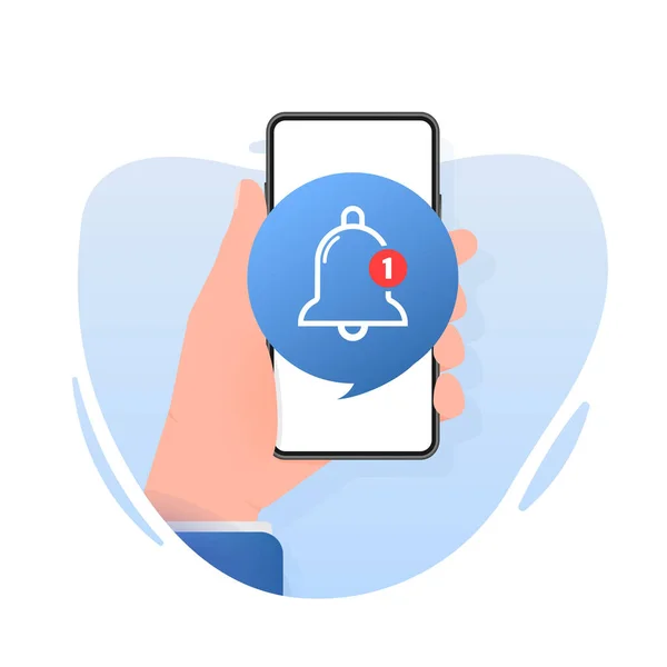 Email Smartphone Μήνυμα Μήνυμα Κοινοποίηση Icon Digital Έννοια Μάρκετινγκ — Διανυσματικό Αρχείο