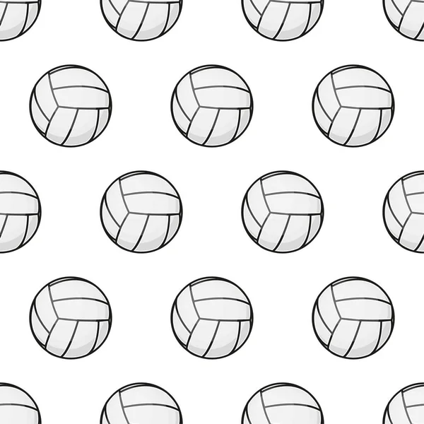 Volleyball Ball Sport Game Tournament League Team Fan Club Vector — Archivo Imágenes Vectoriales