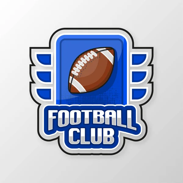 Football Ball Sport Game Tournament League Team Fan Club Vector — 图库矢量图片