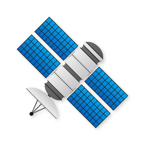 Artificial Satellites Gps Communication Navigation Concept Vector Illustration — Stock Vector