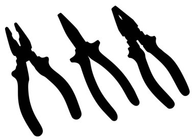 Pense aleti de dahil. Vektör resmi.