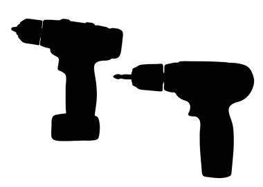 Tornavida takımı. Vektör resmi.