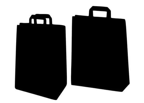 Bags Handles Shop Gift Vector Image — Stock Vector