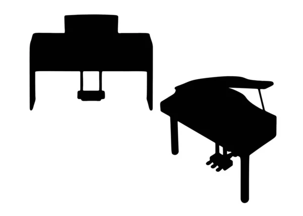 Geweldige Piano Voor Muziek Vectorafbeelding — Stockvector