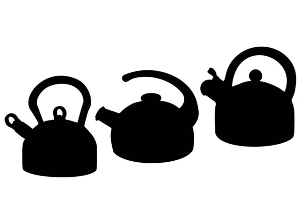 Kitchen Kettles Included Vector Image — Stock Vector