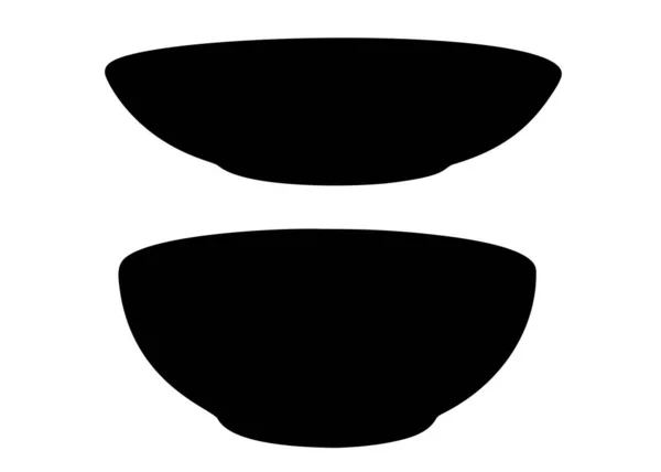Bol Soupe Inclus Image Vectorielle — Image vectorielle