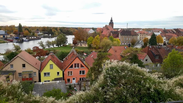 Havelberg Una Ciudad Distrito Stendal Sajonia Anhalt Alemania Está Situado —  Fotos de Stock