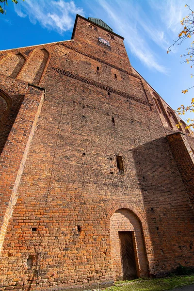 Gereja Nikolai Dibangun Mulai Tahun 1200 Gereja Ini Telah Dihancurkan — Stok Foto