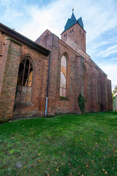Nicolai Kyrkan Byggdes Med Början 1200 Kyrkan Har Förstörts Ett — Stockfoto