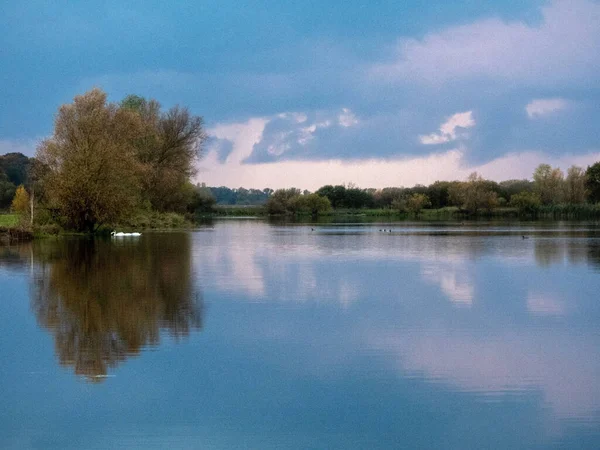 Der Gartower See Entstand Aus Dem Fluss Seege Eines Linken — Zdjęcie stockowe